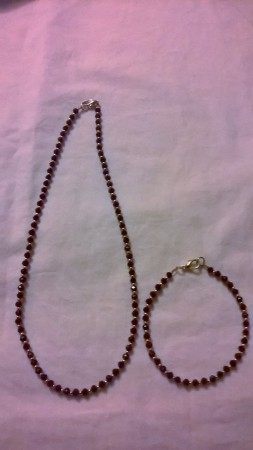 Completo con swarovski    18 Euro