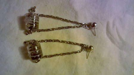 Orecchini vetro   faxsimile murano   7 Euro