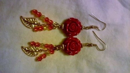 Orecchini con swarovski    7 Euro