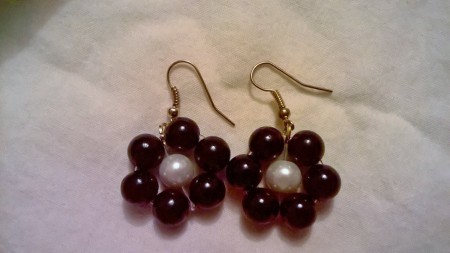 Orecchini con perle 5 Euro