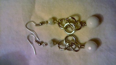 Oreccchini con pietra agata   10 Euro