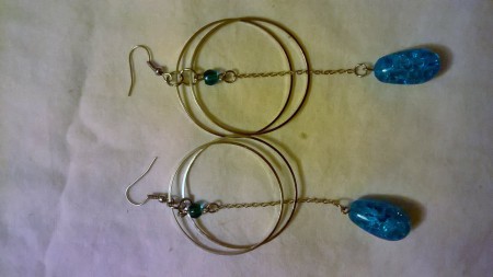 Orecchini con swarovski    8 Euro