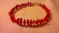 Bracciale composto da corallo                7 Euro