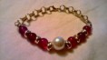 Bracciale composto da perle-pietre giada             7 Euro