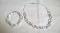 Completo composto da perline-perle-cristalloswarovski      22 Euro
